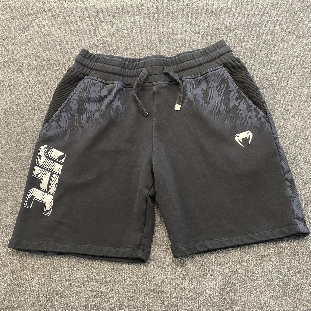 Venum UFC Training MMA Sweat Shorts Mens Size XL Camo Pattern Drawstring Waist